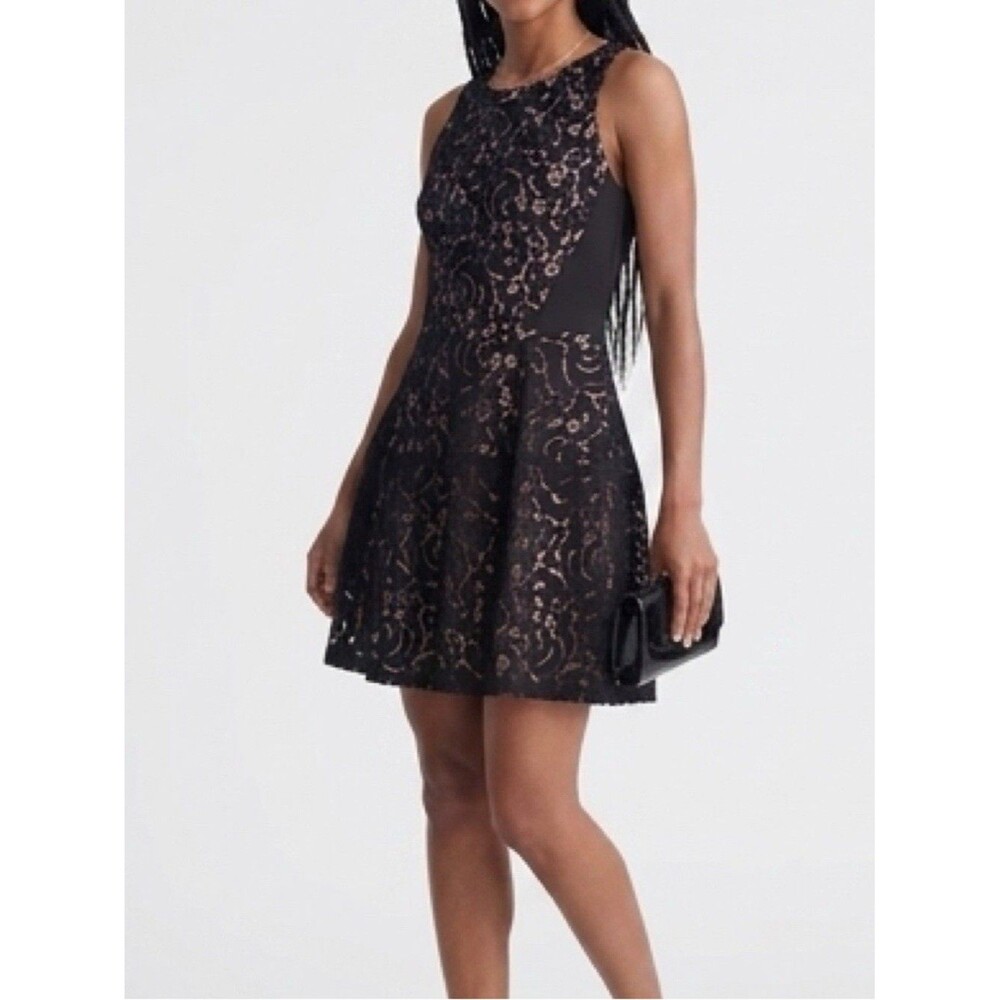 Mossimo Black Lace Mini Dress